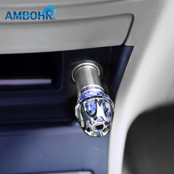 AMBOHR 12V Car portable Electrical Ionizer Car Air Purifiers 3Pcs