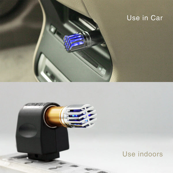 Mini Car Air Puriﬁer Ionizer ACP-76 portable ozone generator for car removing bad odors