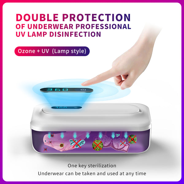 AMBOHR Portable Multifunction UV Light Sterilizer Box Smartphone Disinfection UV Sterilizer Cleaner
